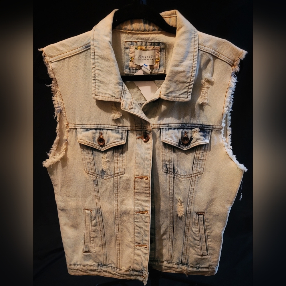 Forever 21 Denim Sleeveless